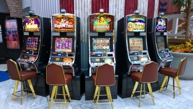 Live casino dealer table with multiple camera angles